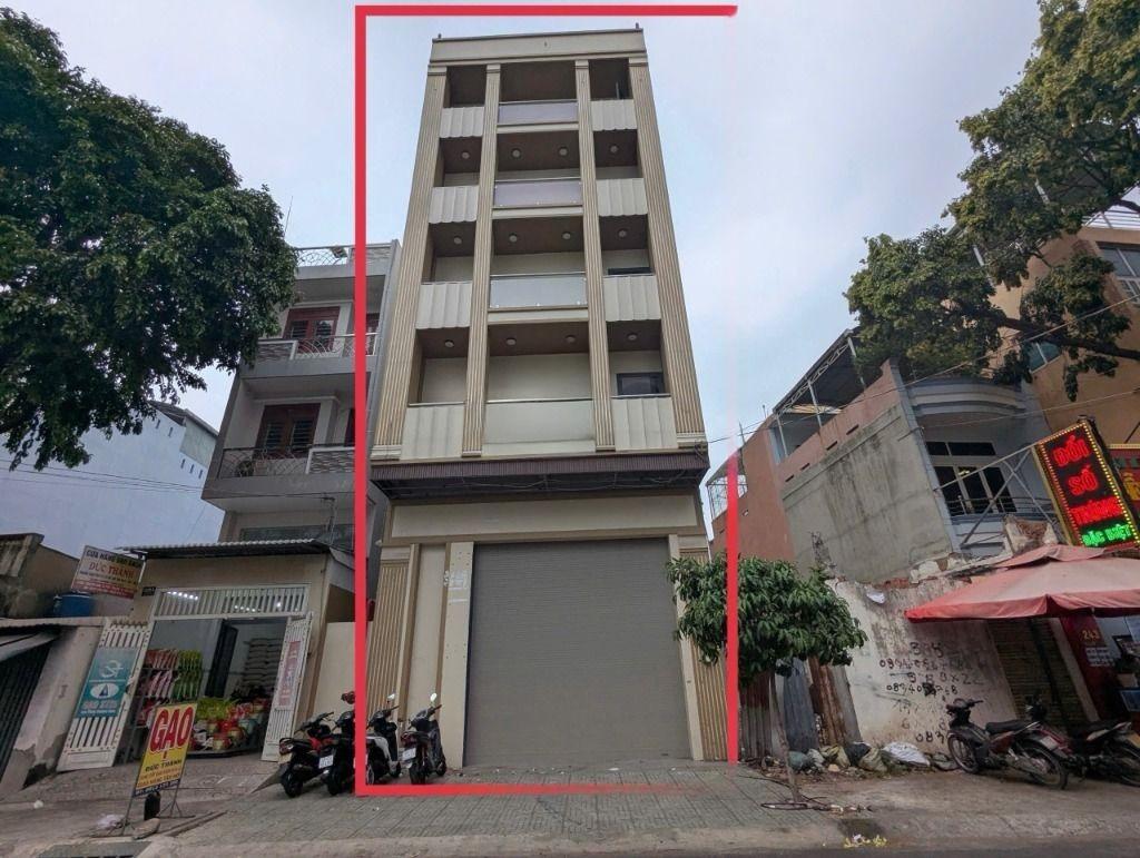 Cho thuê tòa nhà 241A Thạch Lam, Tân Phú – 6 Lầu, Thang Máy, Nở Hậu 11m