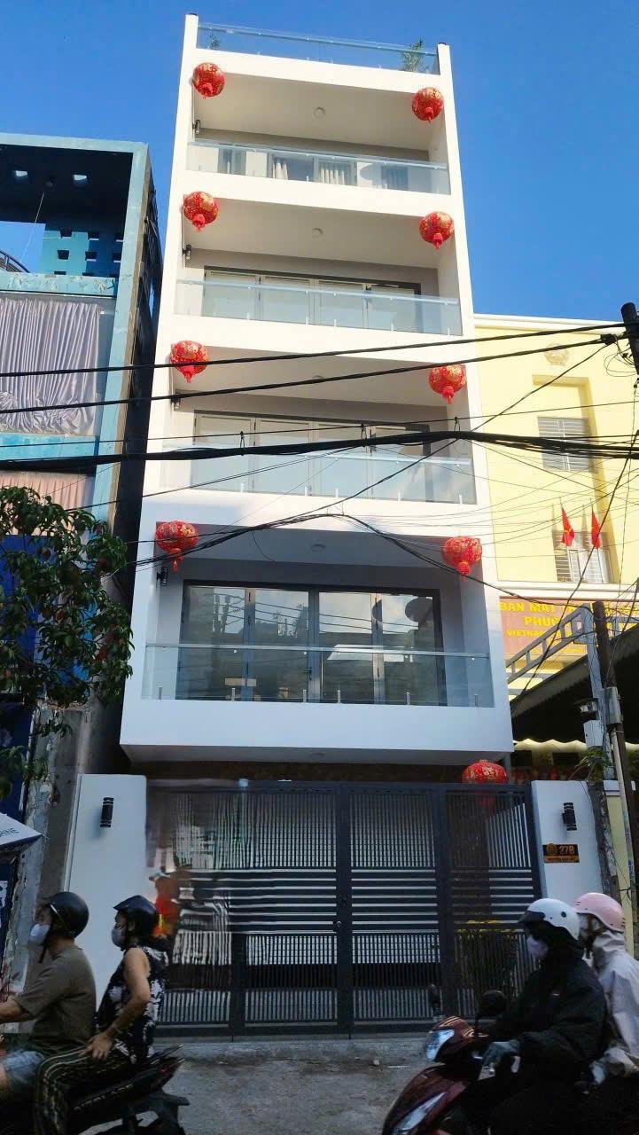 Cho Thuê Tòa Nhà 27B Nguyễn Văn Lạc, Phường 19, Quận Bình Thạnh – Trệt 5 Lầu, Thang Máy