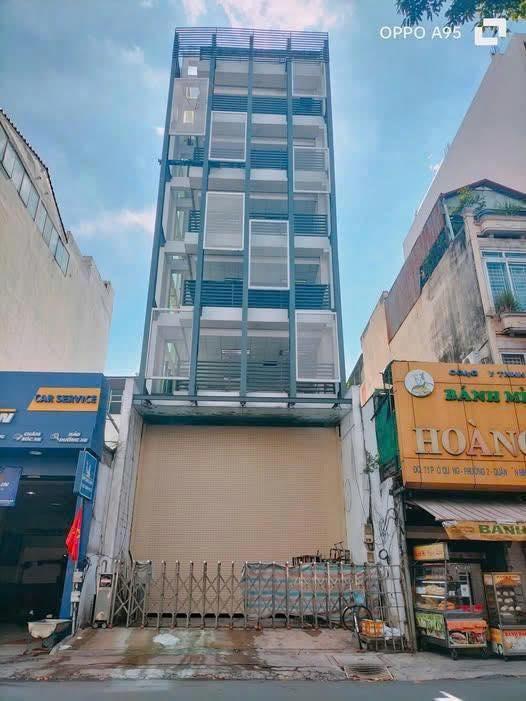 Cho thuê tòa nhà 71 Phổ Quang Tân Bình – 2 hầm 7 lầu, DT 7x24