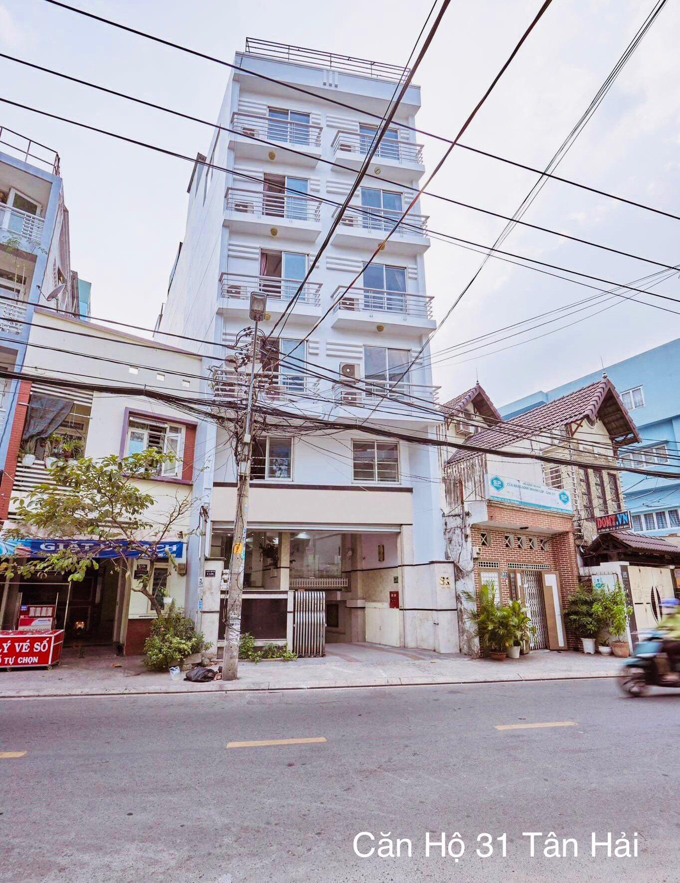 Cho Thuê Tòa Nhà CHDV 31-31A Tân Hải, Quận Tân Bình – 28 Căn Hộ Studio Full Nội Thất