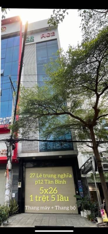Cho Thuê Tòa Nhà 27 Lê Trung Nghĩa, Quận Tân Bình – 1 Trệt 5 Lầu, Thang Máy
