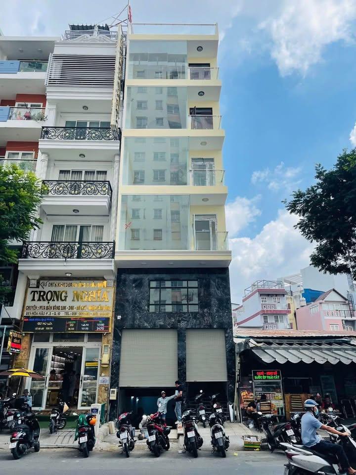 Cho Thuê Nhà Mặt Tiền 218 Hòa Hảo, Quận 10 – Hầm 4 Lầu, Thang Máy