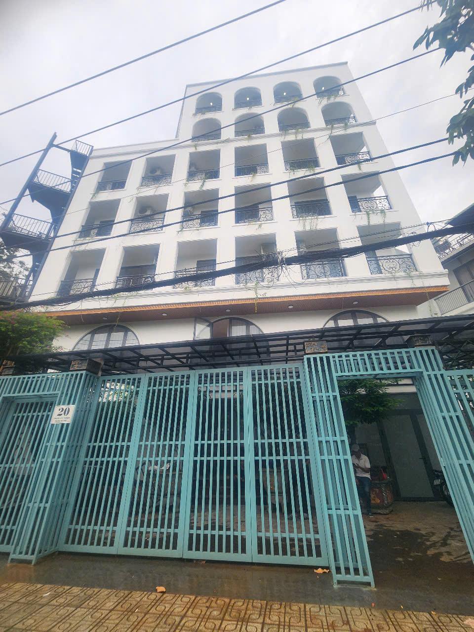 Cho thuê tòa nhà Phạm Huy Thông, Gò Vấp – 1 hầm 6 lầu, 16 phòng, thang máy