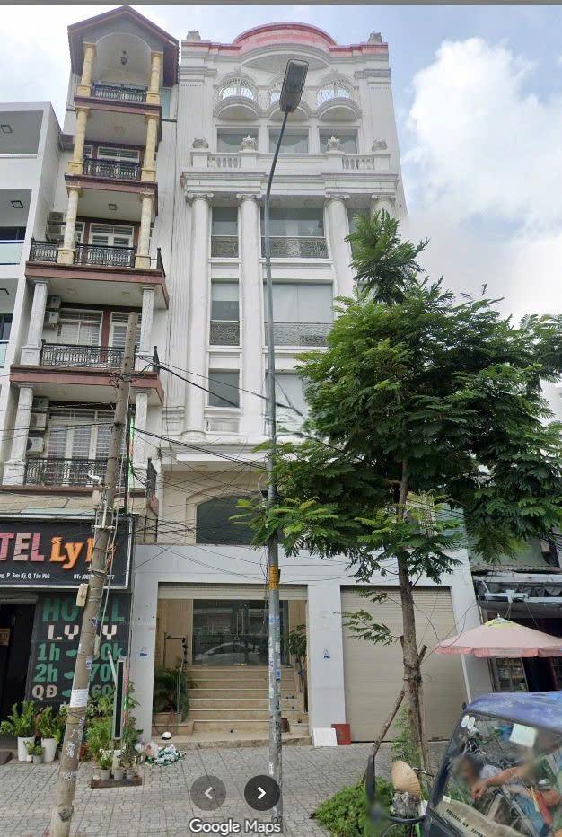 Cho thuê tòa nhà 103E–103F Tân Thắng, Tân Phú – 1100m² sàn, hầm 4 lầu