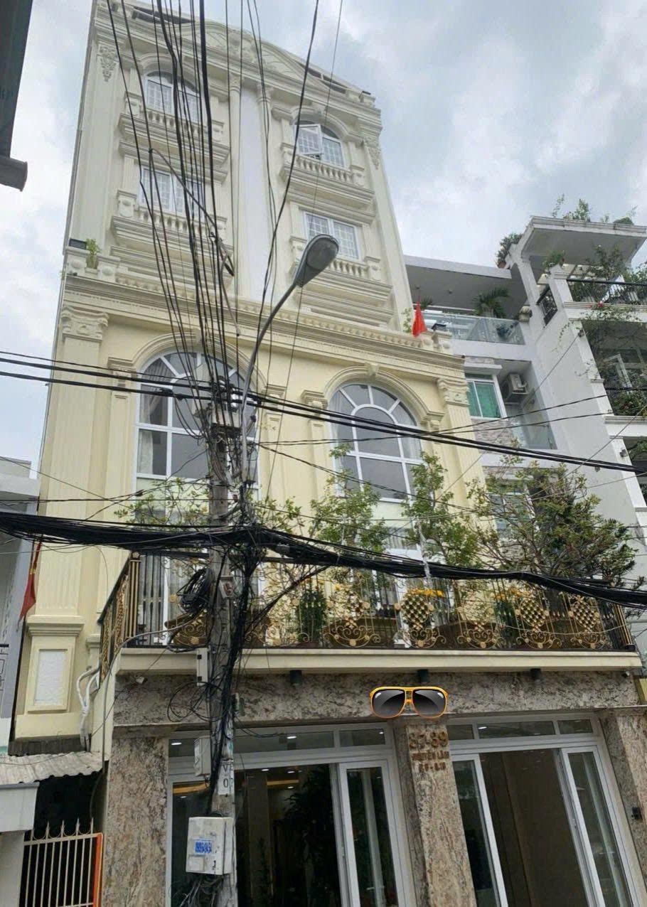 Cho thuê tòa nhà 37–39 Nguyễn Lâm, Quận 10 – trệt 4 lầu, thang máy